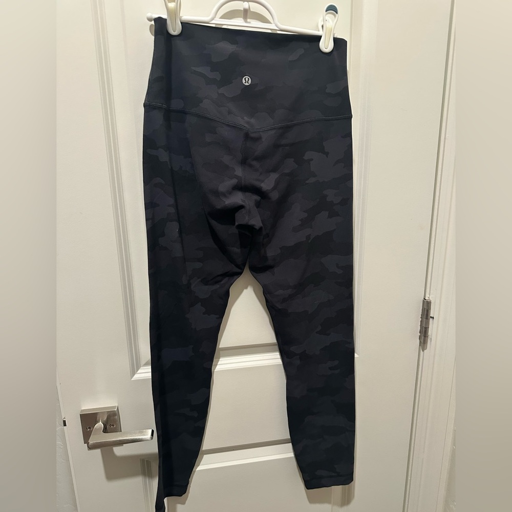 lululemon athletica Black Camo Leggings